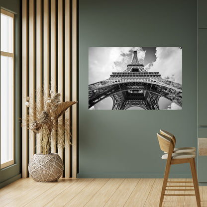 Poster orizzontale staccabile e attaccabile con PROSPETTIVA EIFFEL SENZA TEMPO