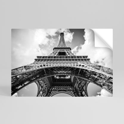 Poster orizzontale staccabile e attaccabile con PROSPETTIVA EIFFEL SENZA TEMPO