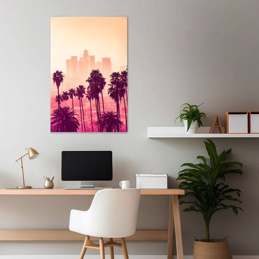 PALM SHADE DREAMSCAPE Stampa su tela verticale