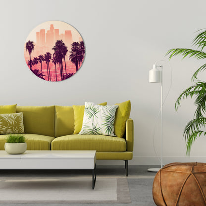 PALM SHADE DREAMSCAPE - Arte murale rotonda