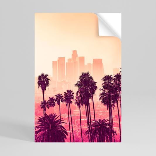 Poster verticale staccabile e attaccabile PALM SHADE DREAMSCAPE
