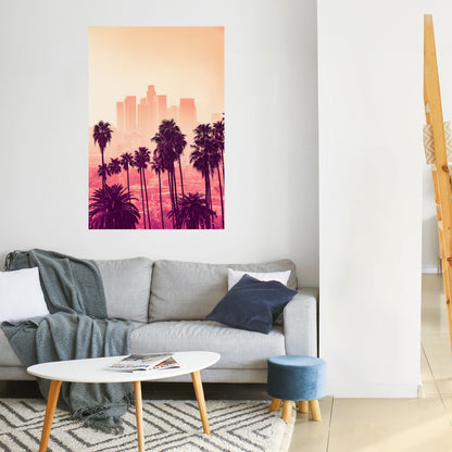 Poster verticale staccabile e attaccabile PALM SHADE DREAMSCAPE