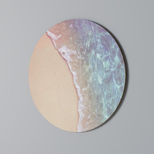 DREAMY SANDSCAPE HUES Round Wall Art