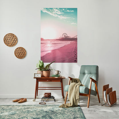 PASTEL COAST VIBES Poster verticale staccabile e attaccabile