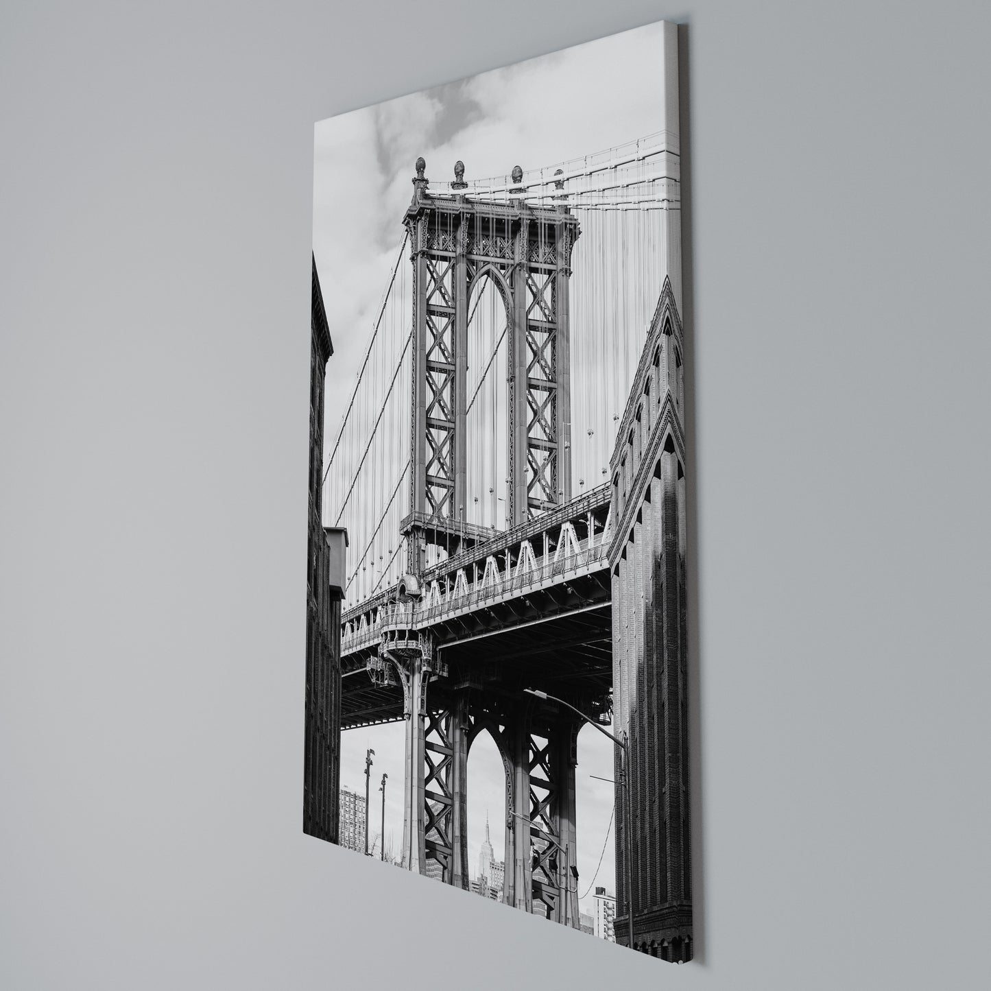 BRIDGE OF TIME Vertical Canvas Print