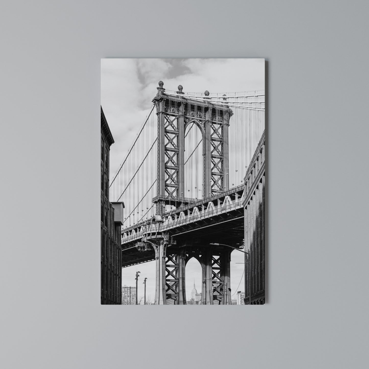 BRIDGE OF TIME Vertical Canvas Print