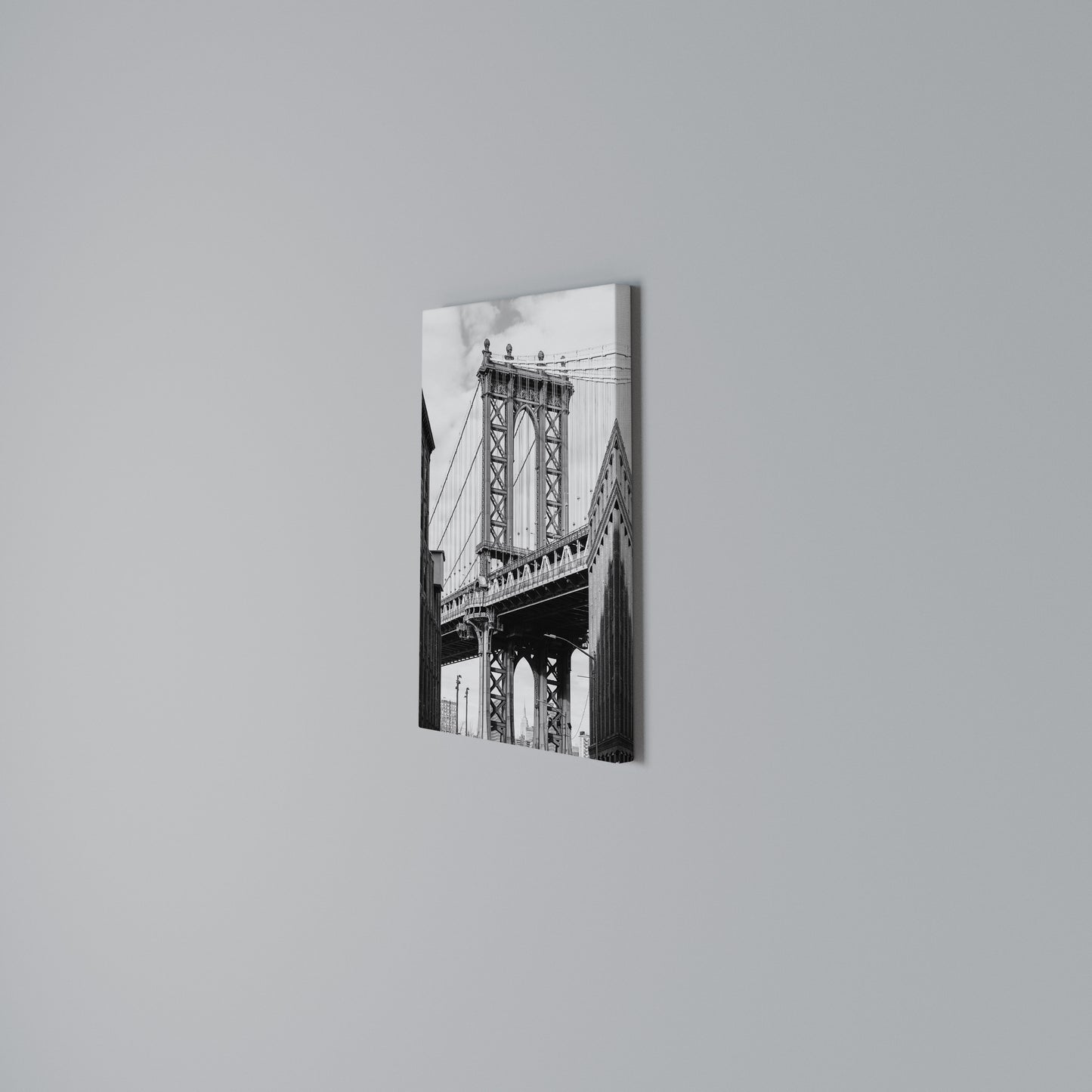 BRIDGE OF TIME Vertical Canvas Print