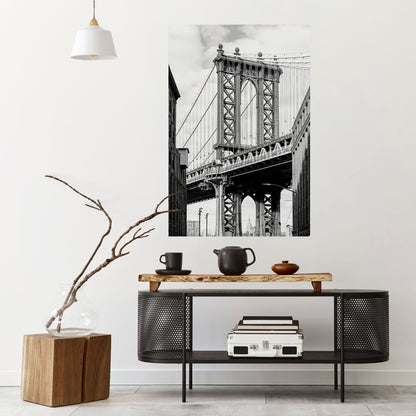 Poster verticale staccabile e attaccabile BRIDGE OF TIME
