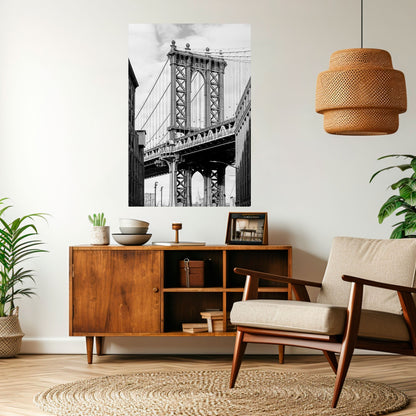 Poster verticale staccabile e attaccabile BRIDGE OF TIME