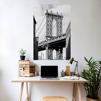 Poster verticale staccabile e attaccabile BRIDGE OF TIME