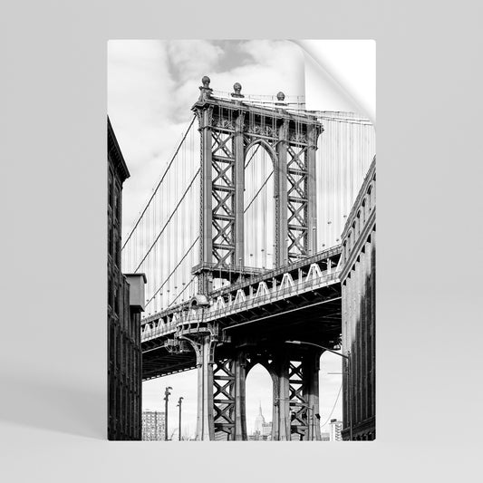 Poster verticale staccabile e attaccabile BRIDGE OF TIME