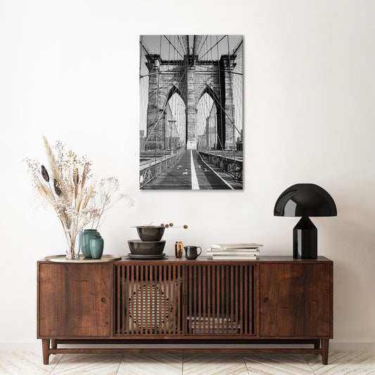 STRINGS OF HISTORY Vertical Canvas Print