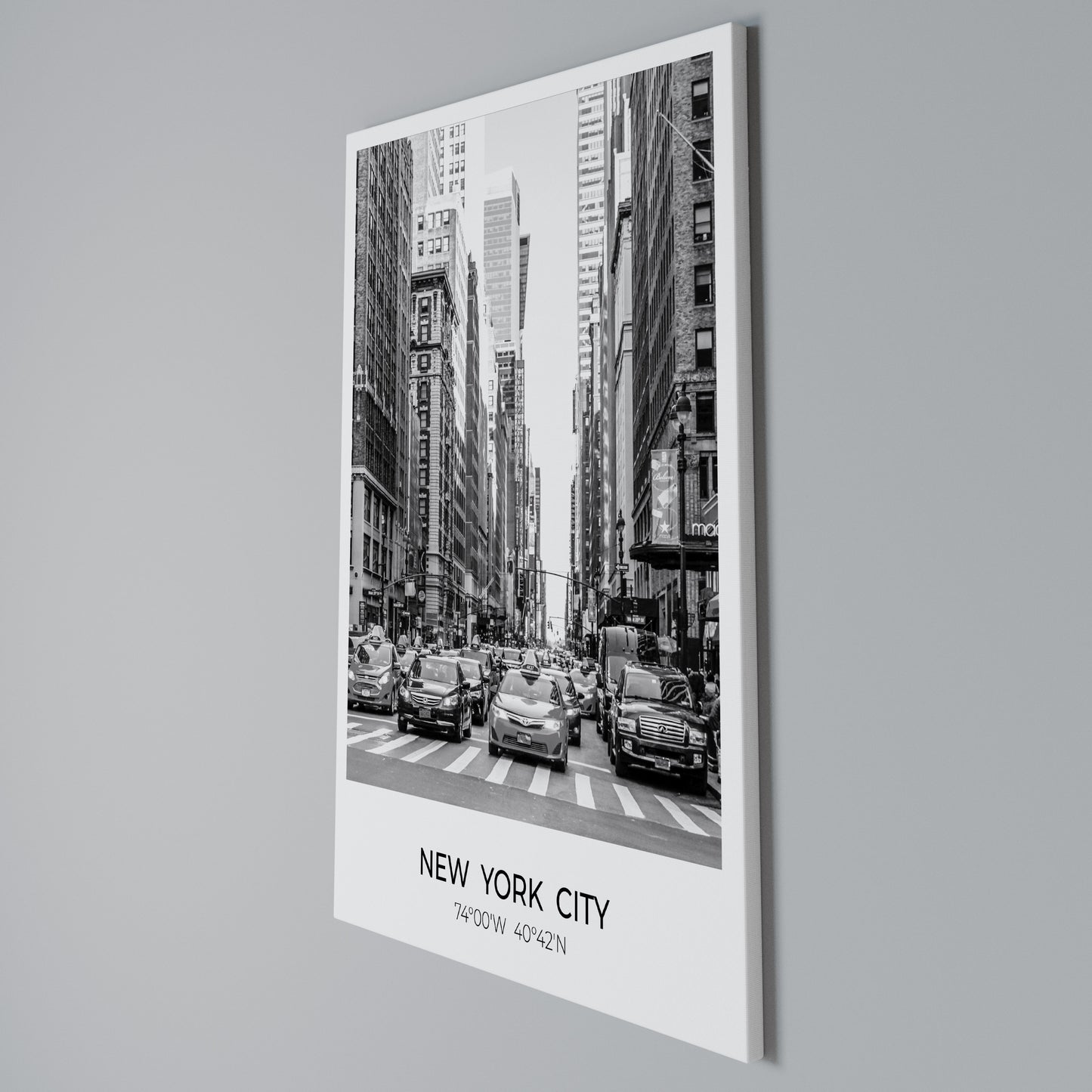 TIMELESS NEW YORK VIBES Stampa su Tela Verticale