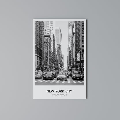 TIMELESS NEW YORK VIBES Stampa su Tela Verticale