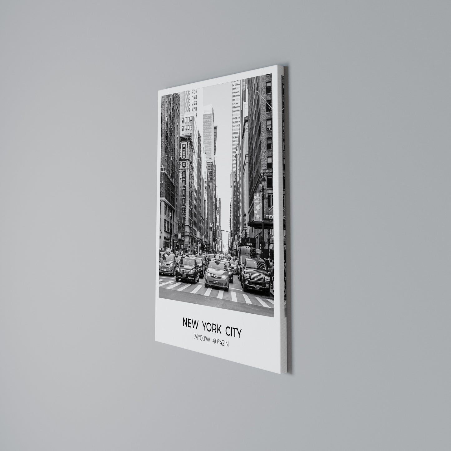 TIMELESS NEW YORK VIBES Stampa su Tela Verticale