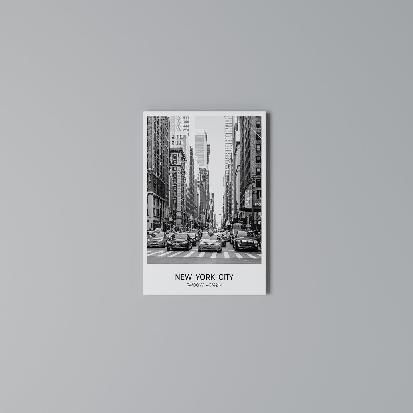 TIMELESS NEW YORK VIBES Stampa su Tela Verticale