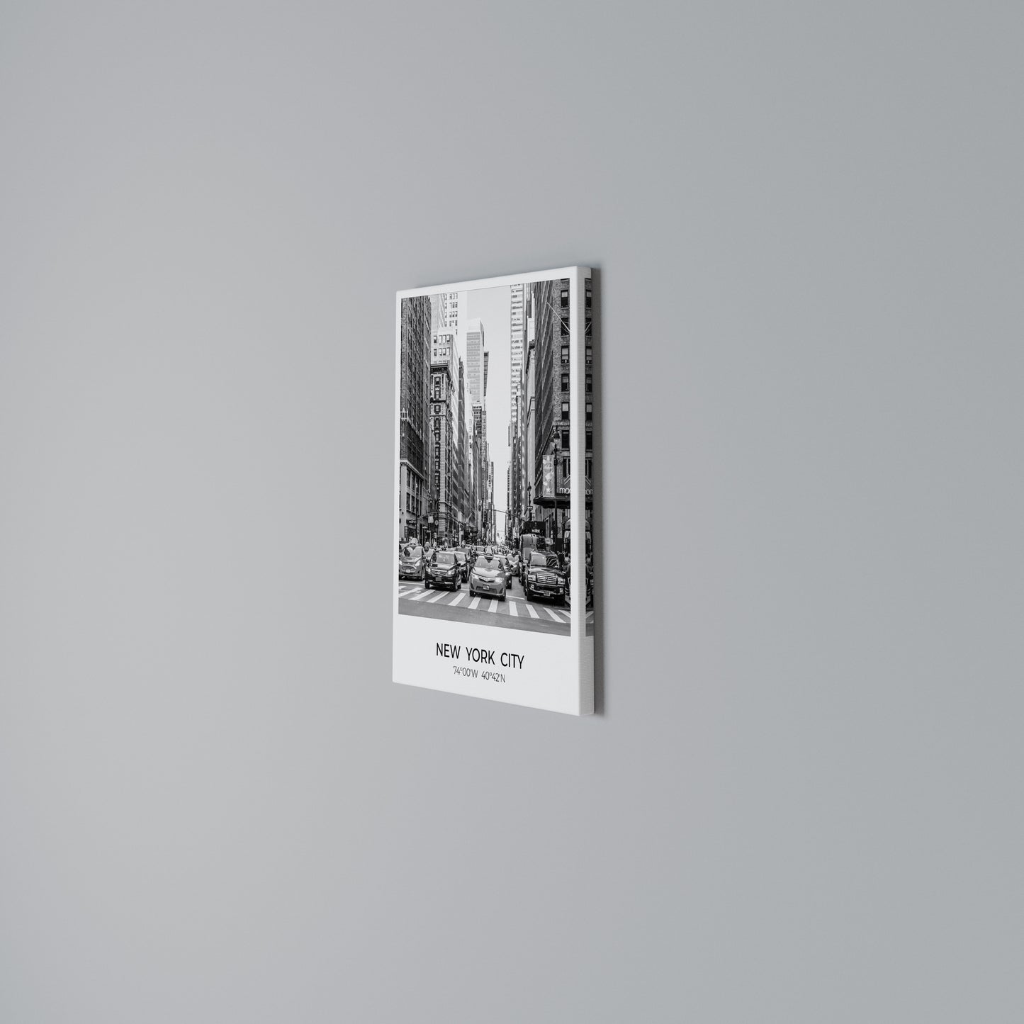 TIMELESS NEW YORK VIBES Stampa su Tela Verticale