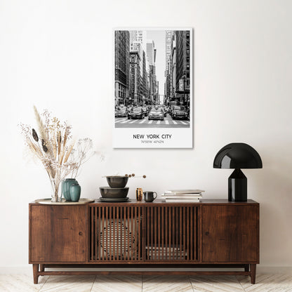TIMELESS NEW YORK VIBES Vertical Canvas Print