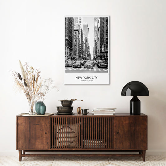 TIMELESS NEW YORK VIBES Vertical Canvas Print