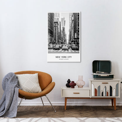 TIMELESS NEW YORK VIBES Vertical Canvas Print