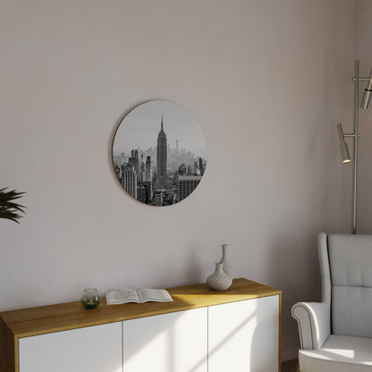 EMPIRE STATE BUILDING Round Wall Art