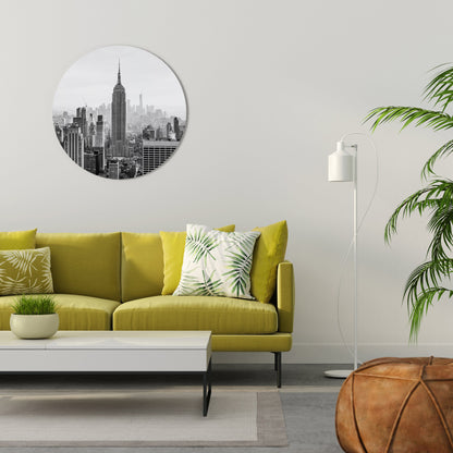 EMPIRE STATE BUILDING Round Wall Art