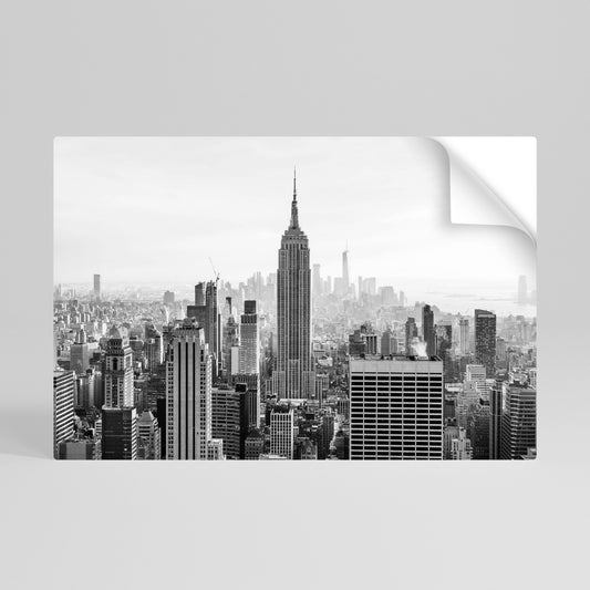 Poster orizzontale staccabile e attaccabile dell'EMPIRE STATE BUILDING