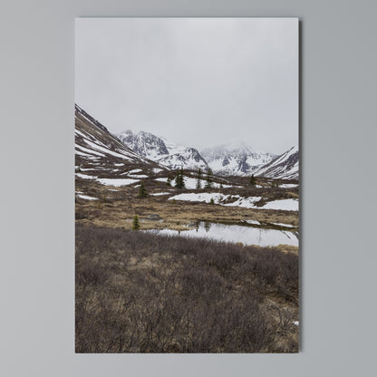 ECHOES OF WINTER Stampa su Tela Verticale