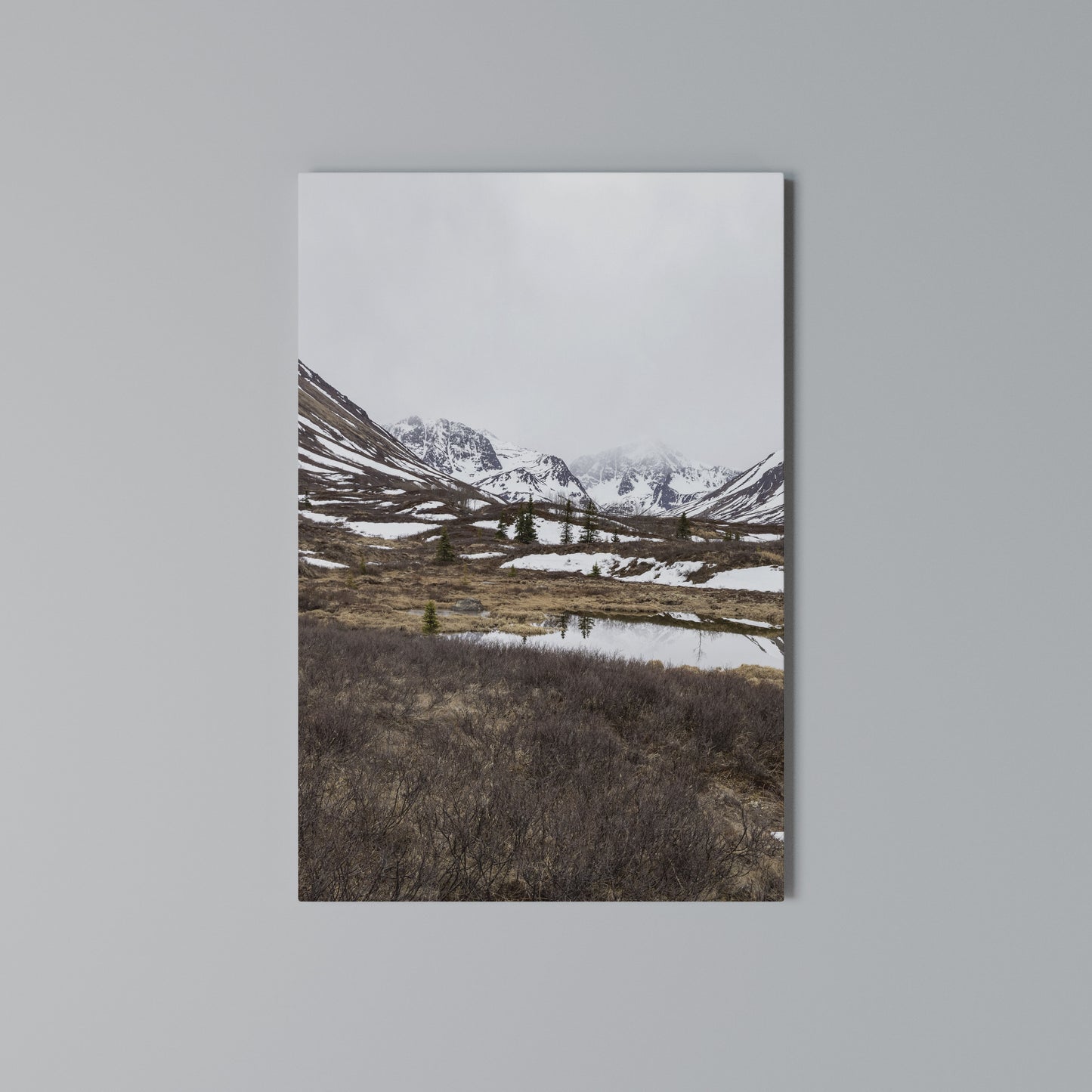 ECHOES OF WINTER Stampa su Tela Verticale