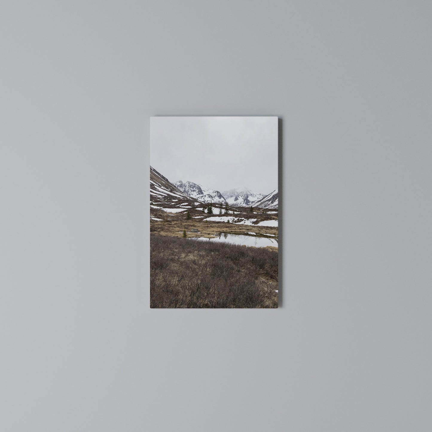 ECHOES OF WINTER Stampa su Tela Verticale