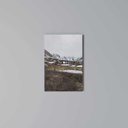 ECHOES OF WINTER Stampa su Tela Verticale