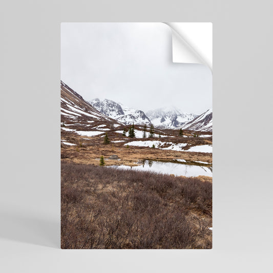 ECHI D'INVERNO Poster verticale staccabile e attaccabile
