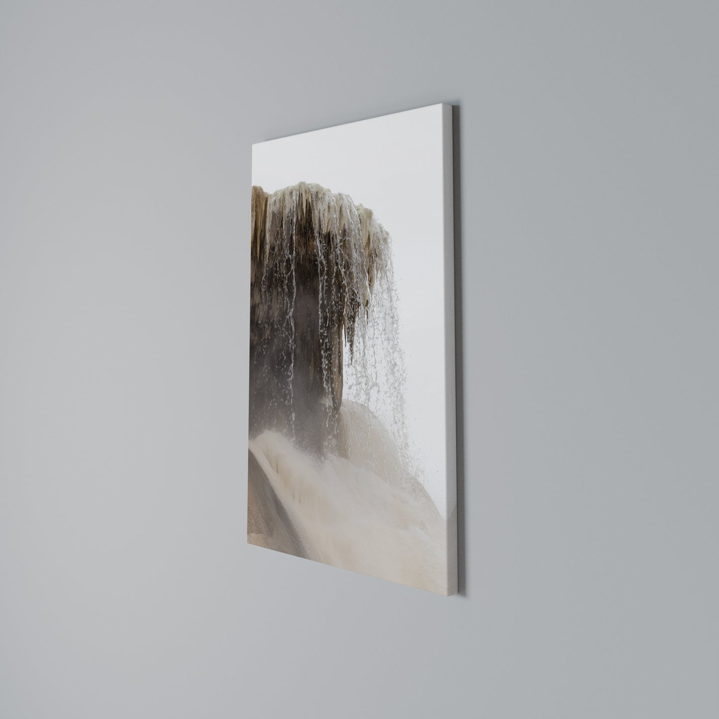 MAMMOTH HOT SPRINGS Vertical Canvas Print