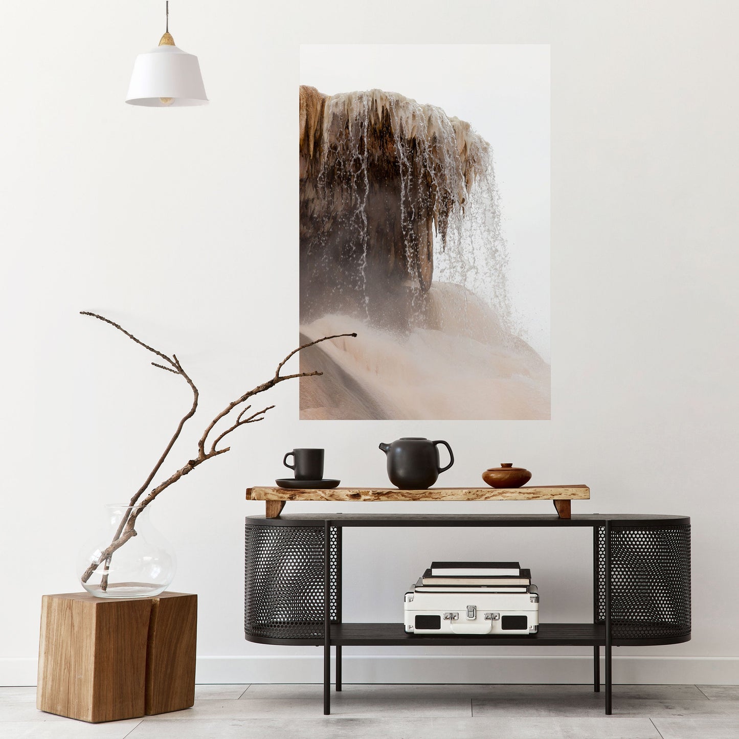 Poster verticale staccabile e attaccabile di MAMMOTH HOT SPRINGS