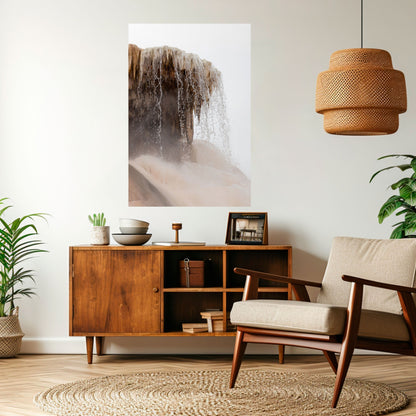 Poster verticale staccabile e attaccabile di MAMMOTH HOT SPRINGS