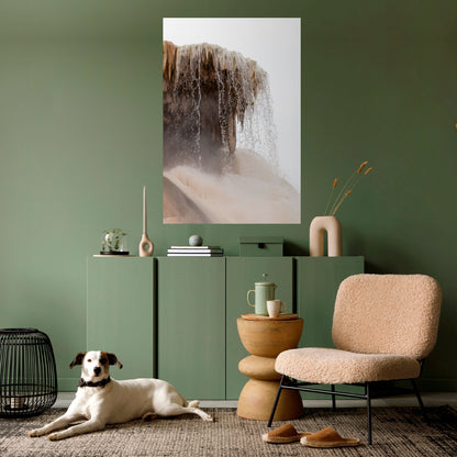 Poster verticale staccabile e attaccabile di MAMMOTH HOT SPRINGS