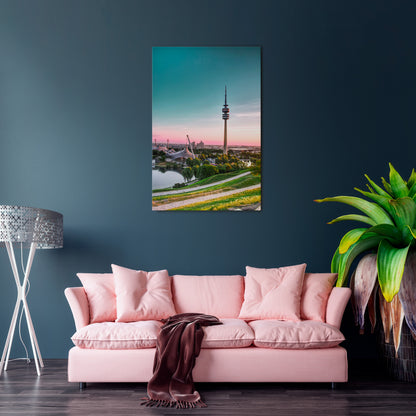 TOWERING DREAMSCAPE Vertical Canvas Print