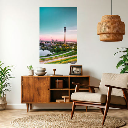 Poster verticale staccabile e attaccabile TOWER DREAMSCAPE