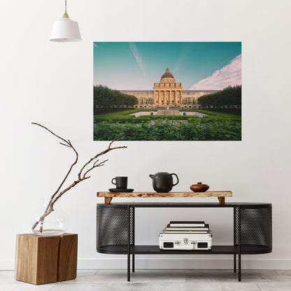 Poster orizzontale staccabile e attaccabile TRANQUIL PALACE VIEW