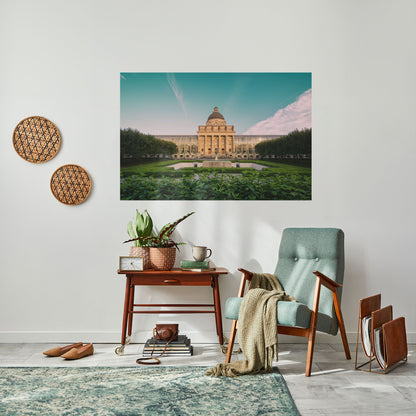 Poster orizzontale staccabile e attaccabile TRANQUIL PALACE VIEW