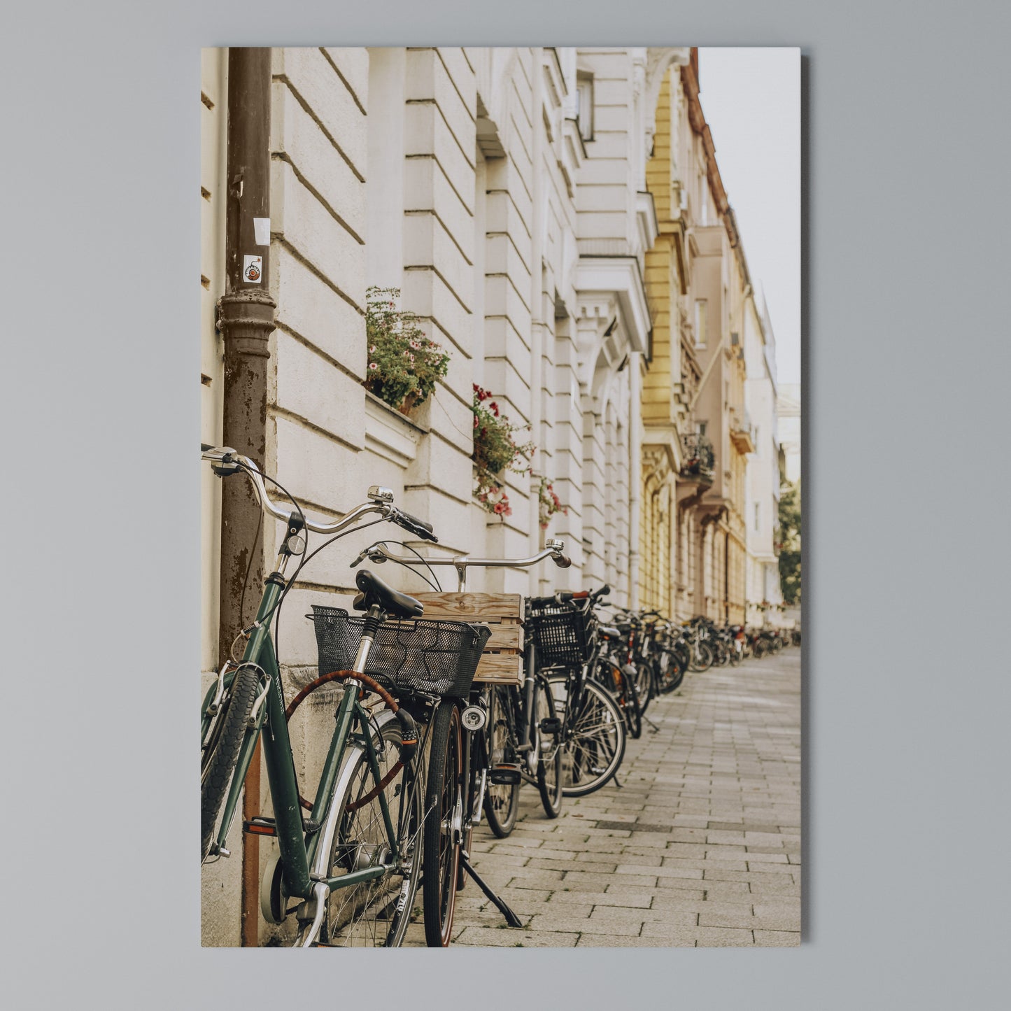 URBAN CYCLE HAVEN Stampa su Tela Verticale