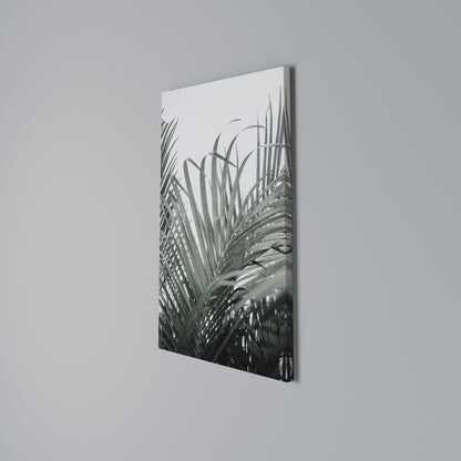 PALM WHISPERS Stampa su Tela Verticale