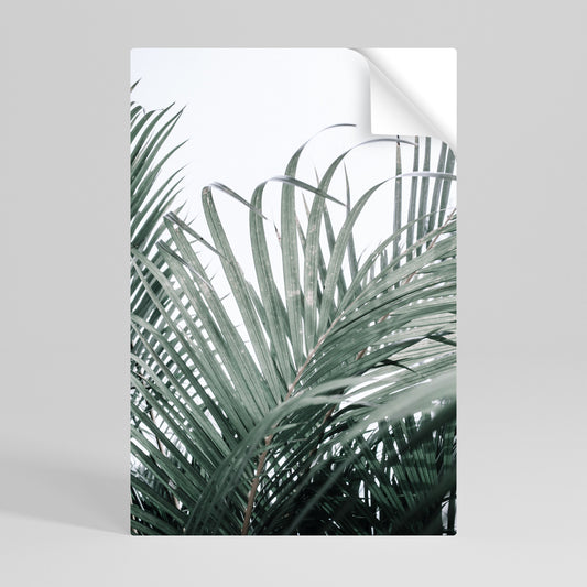 Poster verticale staccabile e attaccabile "PALM WHISPERS"