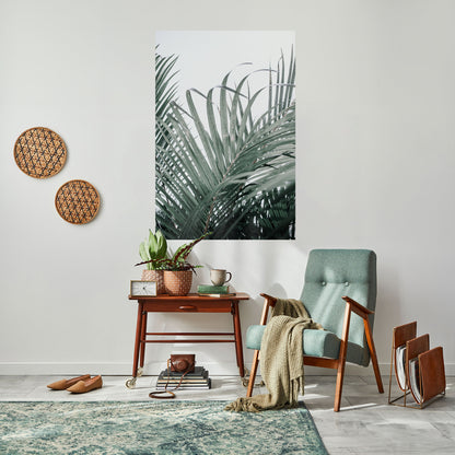 Poster verticale staccabile e attaccabile "PALM WHISPERS"