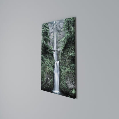 MYSTICAL WATERSCAPE BRIDGE Stampa su Tela Verticale