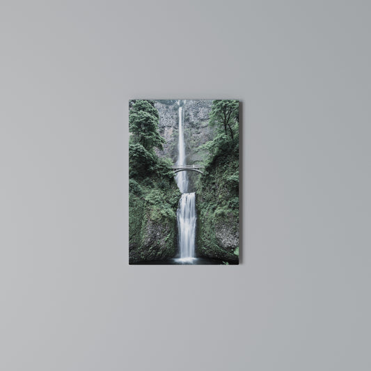 MYSTICAL WATERSCAPE BRIDGE Stampa su Tela Verticale