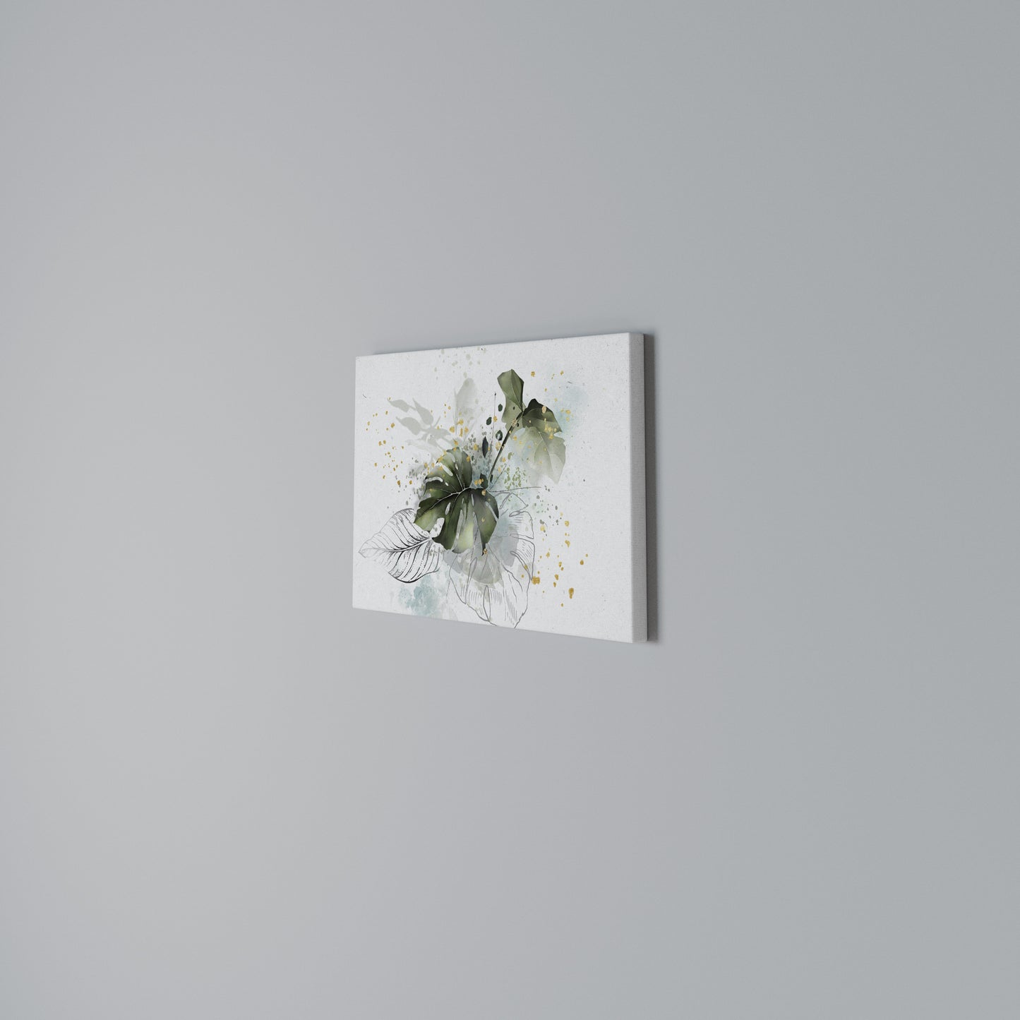 VIVID LEAF SYMPHONY Stampa su tela orizzontale