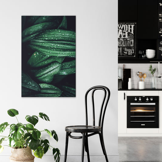 LUSH DROPLET DANCE Vertical Canvas Print