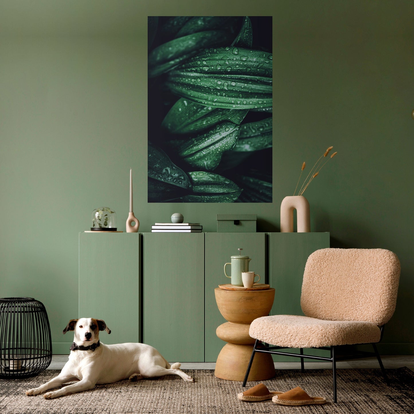Poster verticale staccabile e attaccabile LUSH DROPLET DANCE