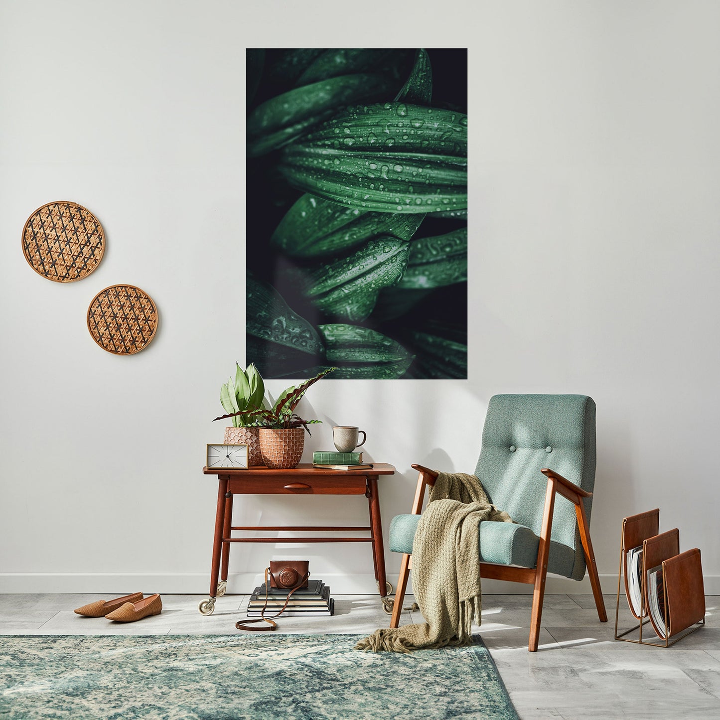 Poster verticale staccabile e attaccabile LUSH DROPLET DANCE